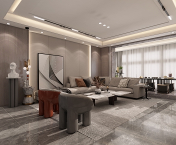 Modern A Living Room-ID:139516317