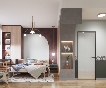 Nordic Style Bedroom-ID:315975385