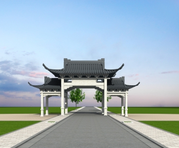 Chinese Style Building Component-ID:494248986
