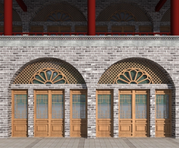 Chinese Style Facade Element-ID:299100673
