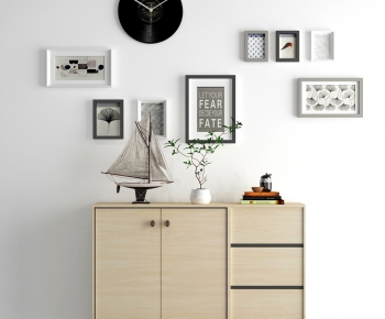 Nordic Style Side Cabinet/Entrance Cabinet-ID:459290912
