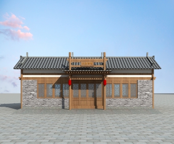 Chinese Style Building Appearance-ID:482320397