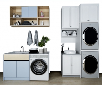 Modern Laundry Cabinet-ID:791252959