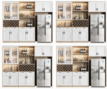 Nordic Style Wine Cabinet-ID:671208118