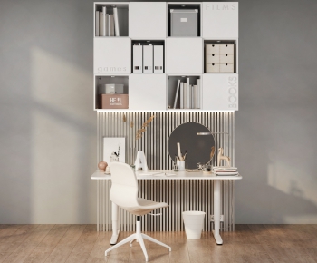 Modern Computer Desk And Chair-ID:750197527