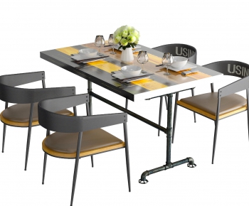 Modern Dining Table And Chairs-ID:427953757