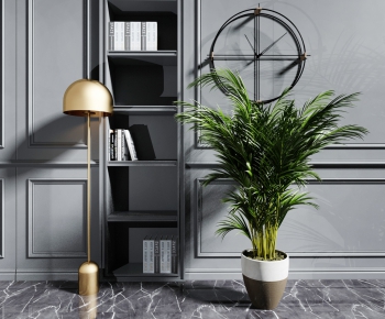 Modern Potted Green Plant-ID:978885987