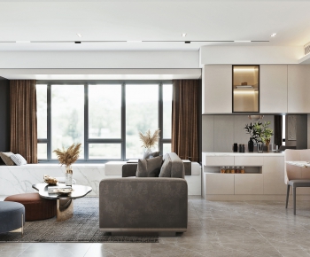 Modern A Living Room-ID:681423122