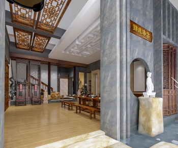New Chinese Style Teahouse Tea House-ID:446900433