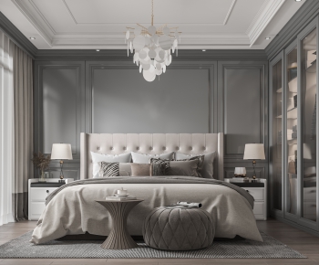 Simple European Style Bedroom-ID:476104634