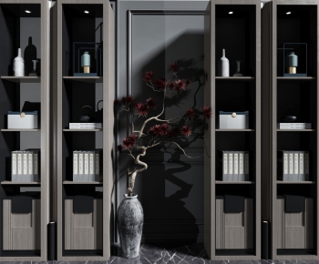 New Chinese Style Bookcase-ID:360865627