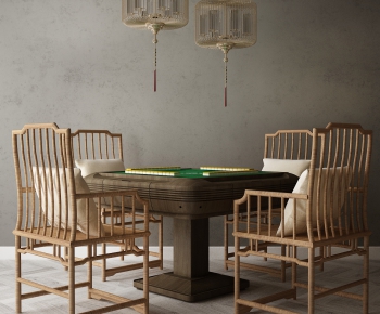 新中式麻将桌椅-ID:846844293