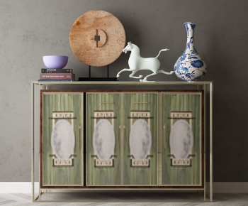 New Chinese Style Side Cabinet/Entrance Cabinet-ID:812190723