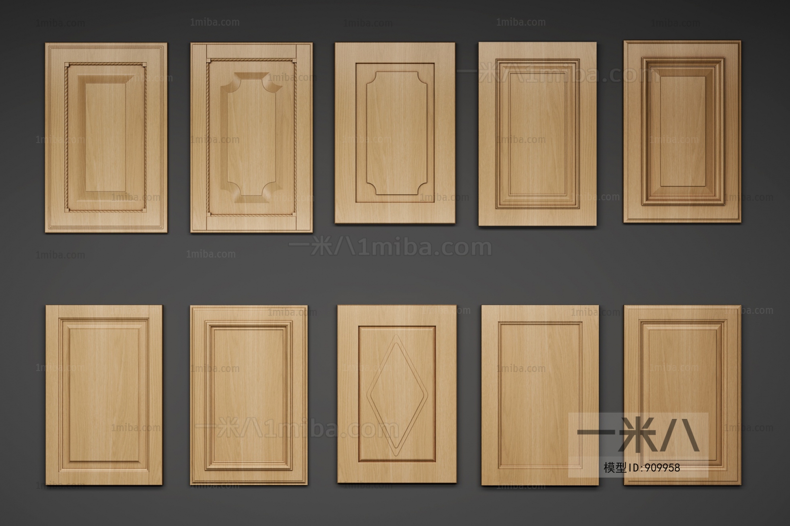 Simple European Style Door Panel