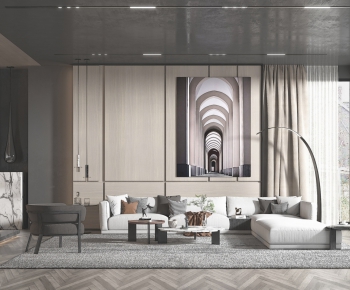 Modern A Living Room-ID:621731747