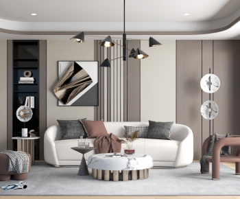 Modern A Living Room-ID:972721688