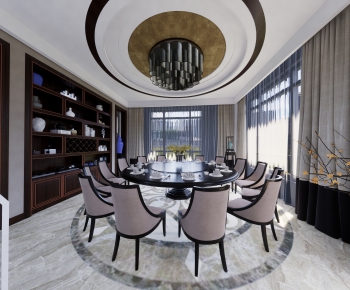 New Chinese Style Dining Room-ID:493911557