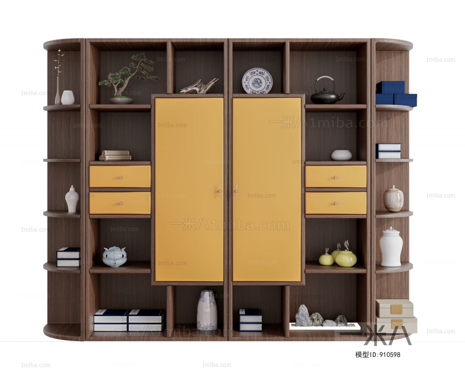 New Chinese Style Bookcase