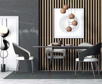 Modern Dining Table And Chairs-ID:343663615