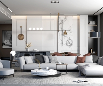 Modern A Living Room-ID:771761318