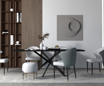 Modern Dining Table And Chairs-ID:820384256