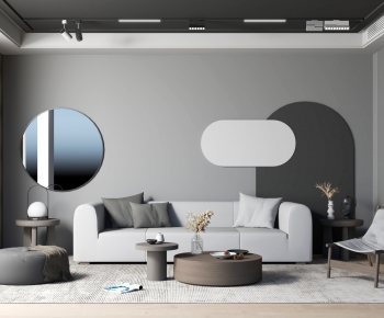 Modern A Living Room-ID:751959122