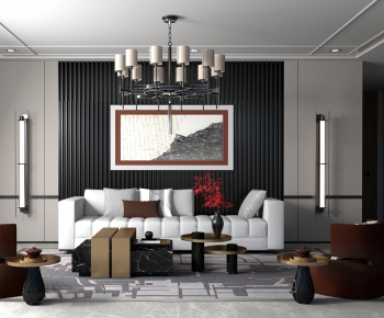 Modern A Living Room-ID:809016825