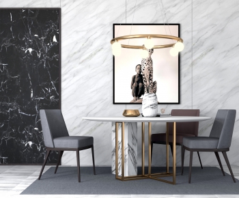 Modern Dining Table And Chairs-ID:321544578