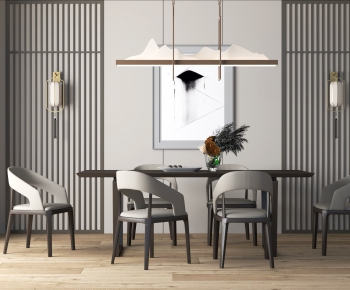 Modern Dining Table And Chairs-ID:770618725