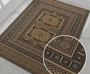 欧式方形花纹地毯 (21)-ID:849762133