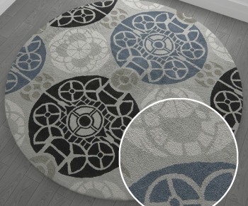 圆形地毯 ()-ID:824303935