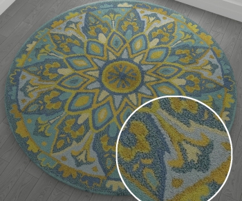 圆形地毯 ()-ID:528297771
