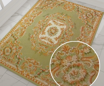 欧式方形花纹地毯 (8)-ID:670646773