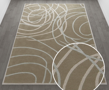现代方形地毯 ()-ID:910254988