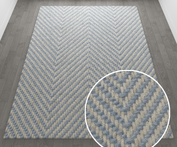 现代方形地毯-ID:286125484