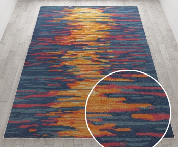 现代方形地毯-ID:723170692