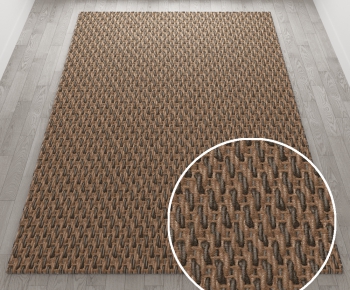 -现代风格方形地毯-ID:684247481