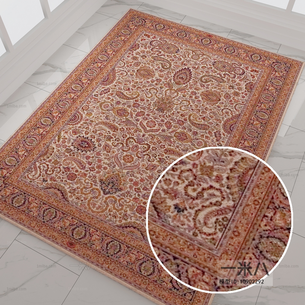欧式方形花纹地毯 (65)