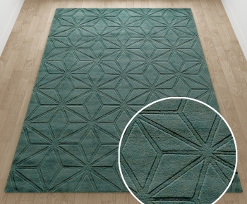 -现代风格方形地毯-ID:231032825