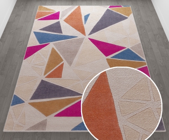 现代方形地毯 ()-ID:362991521