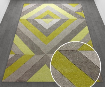北欧现代简约风格方形地毯 (45)-ID:834338186
