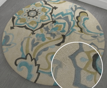  Round Rug-ID:458801336