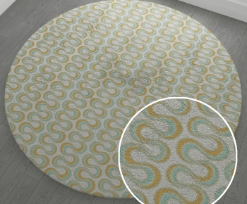 圆形地毯 ()-ID:493945114
