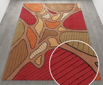 -现代风格方形地毯-ID:246159372