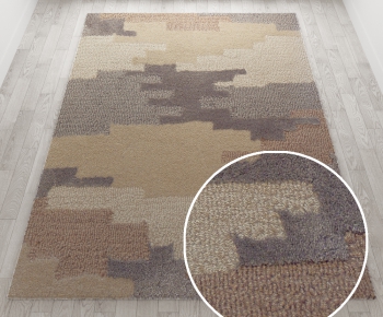 现代方形地毯 ()-ID:407957591