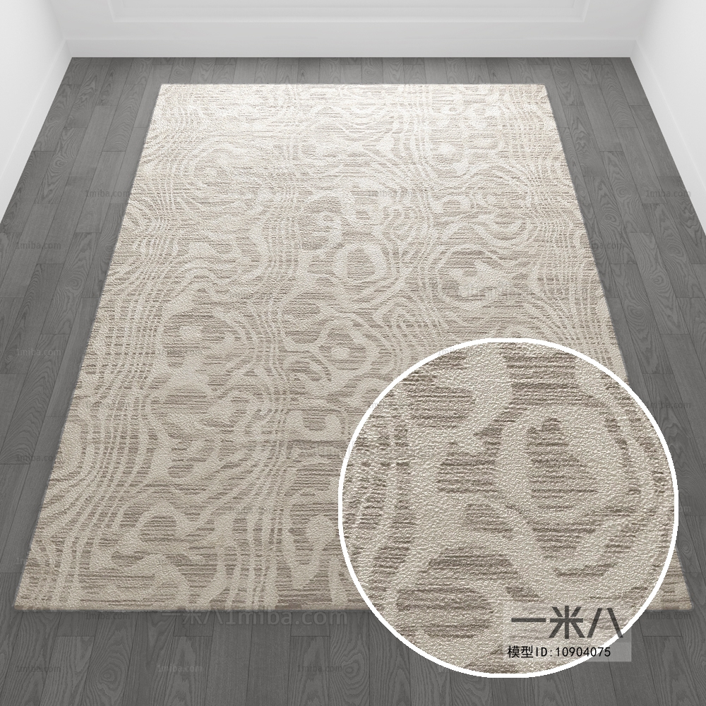 -现代风格方形地毯