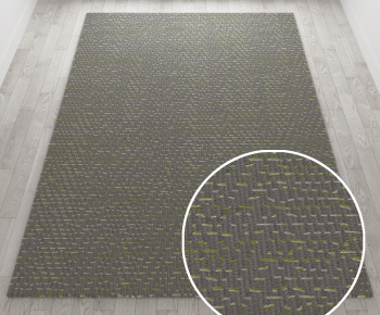 -现代风格方形地毯-ID:281994299