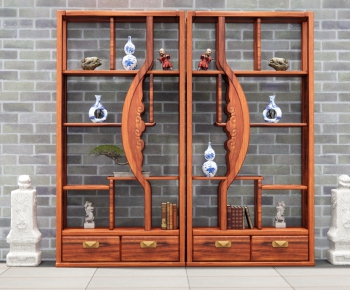 New Chinese Style Antique Rack-ID:734499826
