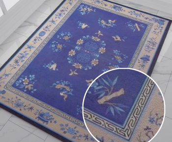 欧式方形花纹地毯 (14)-ID:202372983