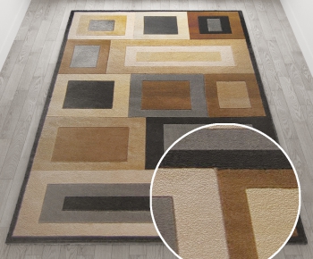 -现代风格方形地毯-ID:508266648